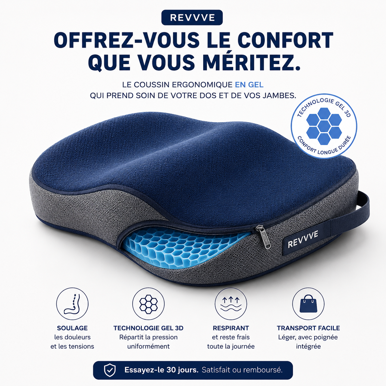 Retrouvez le plaisir de rester assis.